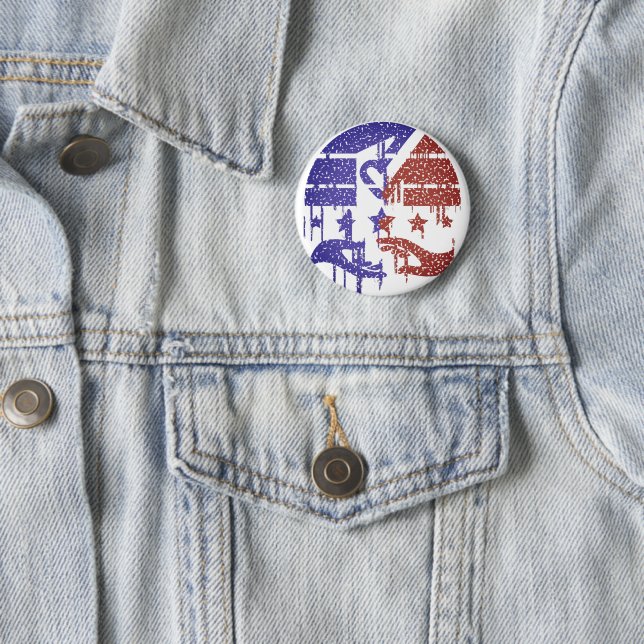 Einheit inmitten von Unterschieden Button (Beispiel)