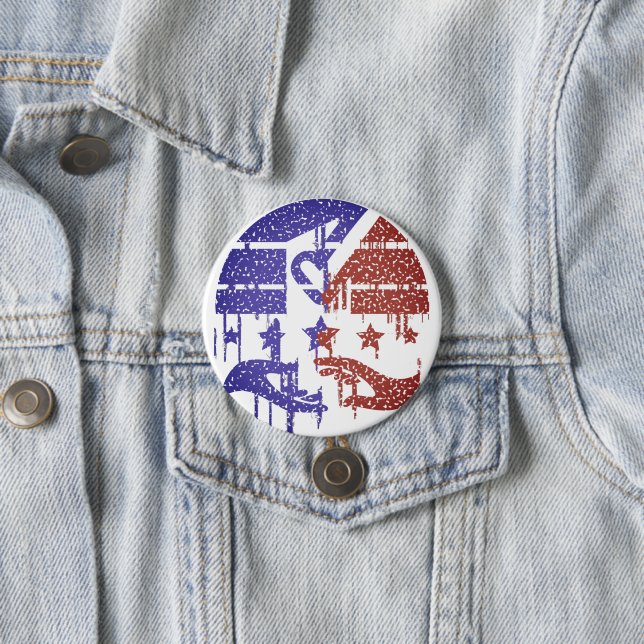 Einheit inmitten von Unterschieden Button (Beispiel)