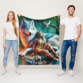 Einheit von Amerikanischen Ureinwohnern und majest Fleecedecke