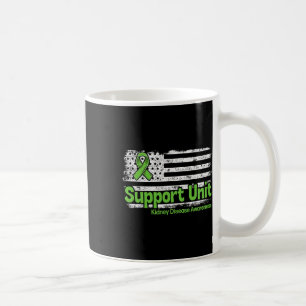 Einheit zur Unterstützung von Krankheiten Flag Nie Kaffeetasse