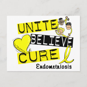 EINHEITLICHE GLAUBWÜRDIGKEIT Endometriose Postkarte