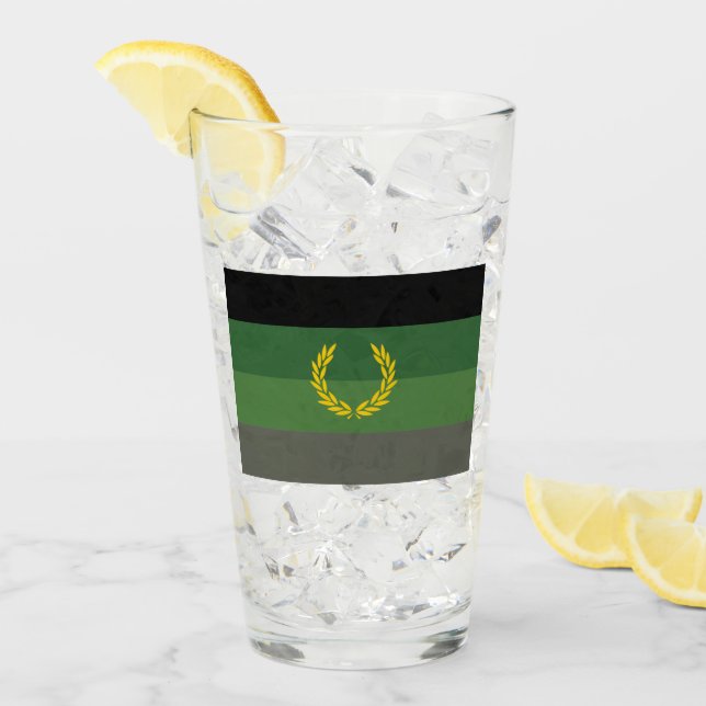 Einheitliche Militärflagge Glas (Vorderseite Ice)