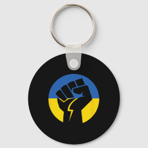 Einheitliche Solidarität mit der Ukraine namens Fi Schlüsselanhänger