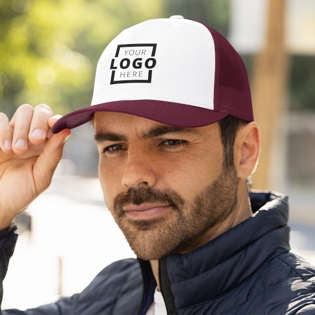 Einheitlicher Maroon für das Logo für Werbeaktione Truckerkappe (Von Creator hochgeladen)