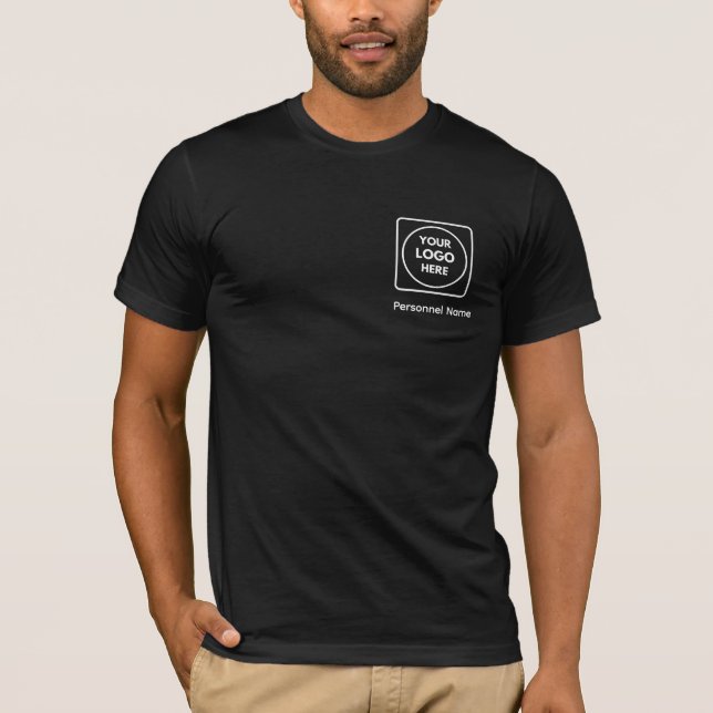 Einheitliches Personal | Personalisierter Personen T-Shirt (Vorderseite)