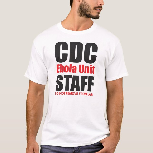 Einheits-Personal CDC Ebola T-Shirt (Vorderseite)