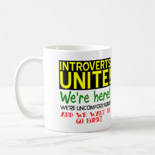 Einheits-Tasse für Introvertierte Lustiger Becher  Kaffeetasse