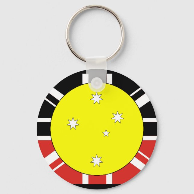 Einheitsflagge Australiens Schlüsselanhänger (Vorderseite)
