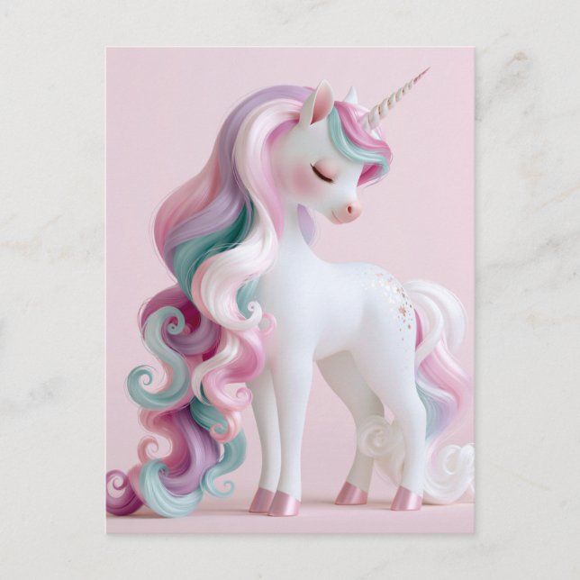 EINHORN #1 POSTKARTE (Vorderseite)
