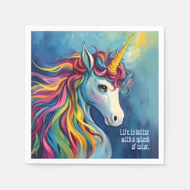 Einhorn 2 serviette (Vorderseite)