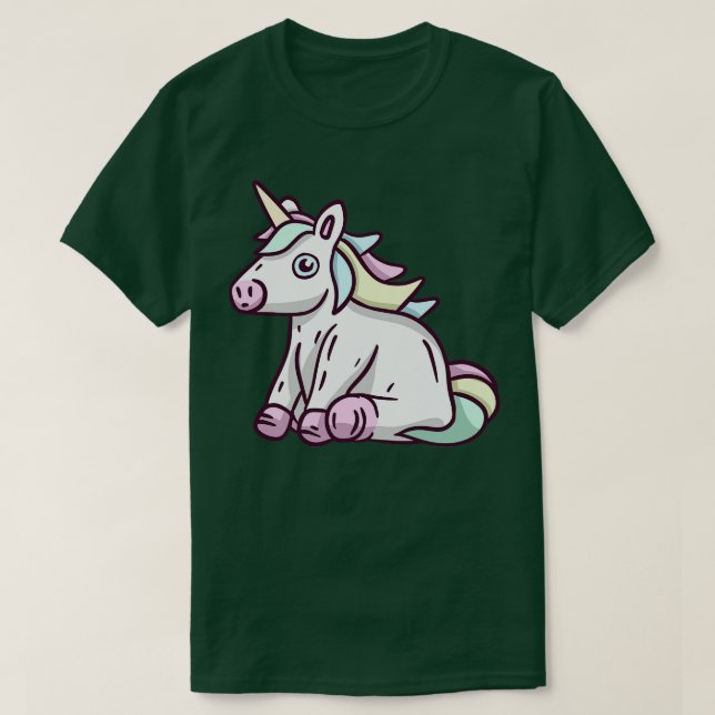 Einhorn (5) T-Shirt (Design vorne)