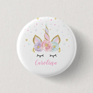 Einhorn-Abzeichen Einhorn-Geschenk Party Pin Pink Button