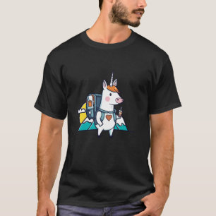 Einhorn als Geocacher - Geocaching Geocacher T-Shirt