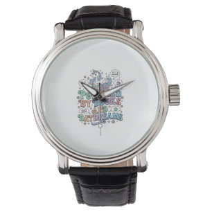Einhorn, angetrieben von Büchern und Tagträumen Ka Armbanduhr