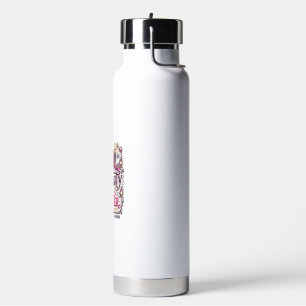 Einhorn, angetrieben von Neugier und Glitter Styli Trinkflasche