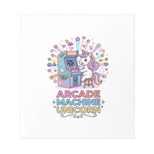 Einhorn-Arcade-Maschine Einhorn-Druck bereit POD-K Notizblock