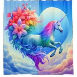 Einhorn Art Duschvorhang
