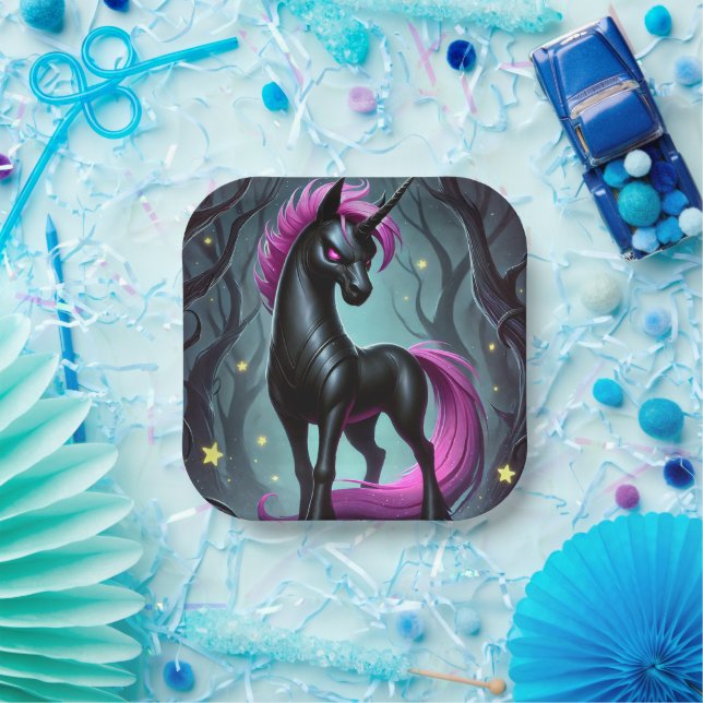 Einhorn Art Pappteller (Party)
