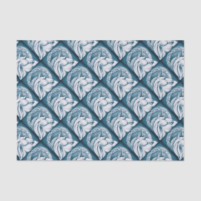 Einhorn Art Seidenpapier (Vorderseite)