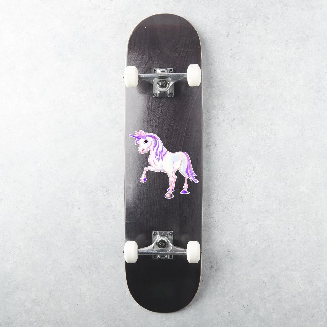 Einhorn Aufkleber (Skateboard)