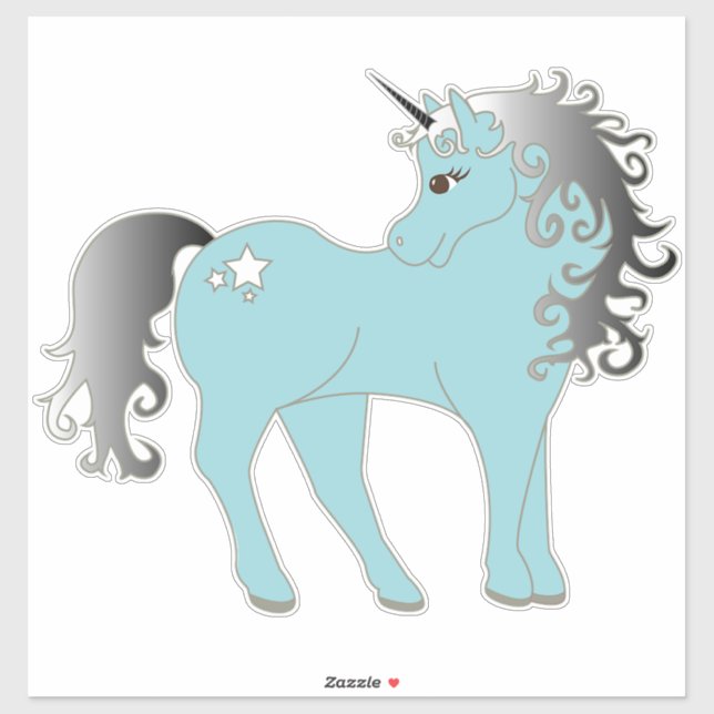Einhorn Aufkleber (Blatt)