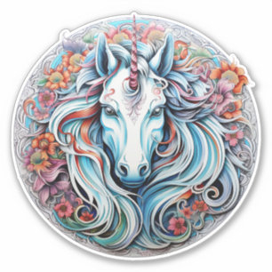Einhorn Aufkleber