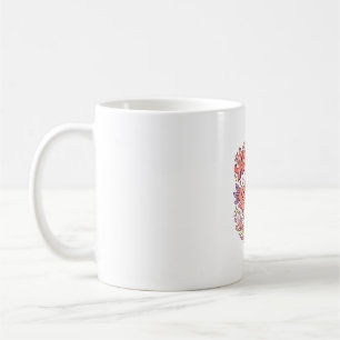 Einhorn Axolotl Einhorn Splash Whimsical Weiß Bac Kaffeetasse