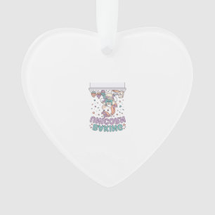 Einhorn backt Einhorn Trendy Produkt Grafik_1 Ornament