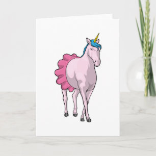 Einhorn Ballerina Ballett Karte