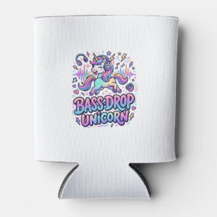 Einhorn Bass Drop Einhorn Geschenk Idee Typografie Dosenkühler