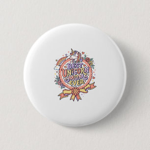 Einhorn Beste Einhorn-Mutter überhaupt Whimsical Z Button