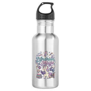 Einhorn-Bibliothekar von Magie-Druckfertige Beklei Edelstahlflasche