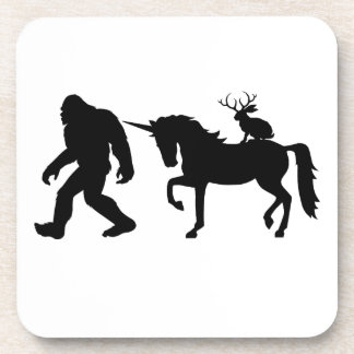 Einhorn, Bigfoot, Jackalope Getränkeuntersetzer