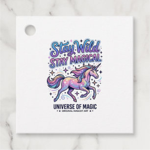 Einhorn Bleib Wild Bleib Magisch Werbegrafiken Geschenkanhänger