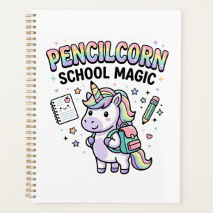 Einhorn Bleistiftstiel Schule Magie Charmante Merc Planer