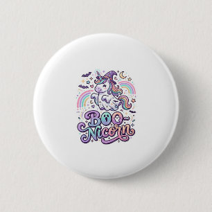 Einhorn Boo-horn Premium Vektor Vektordesign_1 Button