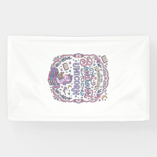 Einhorn Buchliebhaber Einhorn Spielerei Süßes Gesc Banner