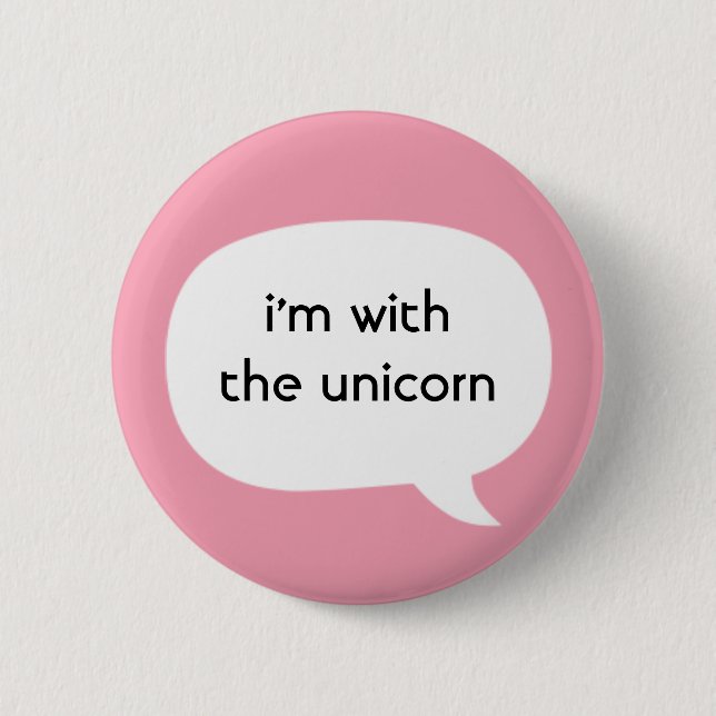Einhorn Button (Vorderseite)