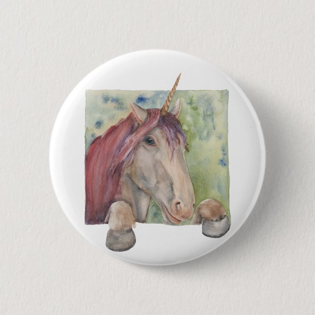 Einhorn Button (Vorderseite)