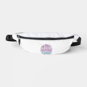 Einhorn Caticorn Chaos Süß Pastell Produkt Grafik Bauchtasche