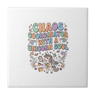 Einhorn-Chaos-Koordinator mit einer Einhorn-Seele Fliese
