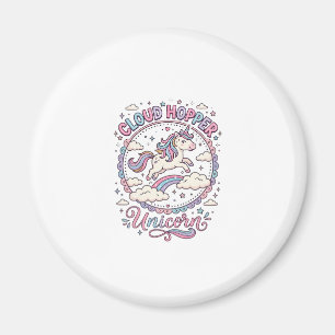 Einhorn Cloud Hopper Einhorn Spielerei Süßes Gesch Magnet