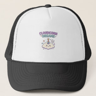Einhorn Cloudicorn Träume Trendiges Grafik T-Shirt Truckerkappe