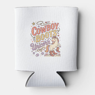 Einhorn Cowboy Stiefel Einhorn Whimsical Zazzle De Dosenkühler