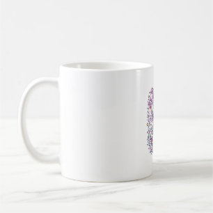 Einhorn Cupcake Einhorn Bäckerei Weißer Hintergrun Kaffeetasse