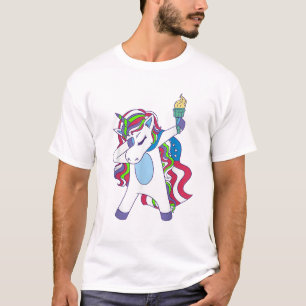 Einhorn Dabbing USA Patriotismus Frauen Einhorn T- T-Shirt