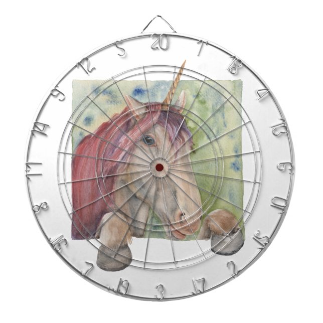 Einhorn Dartscheibe (vorne)
