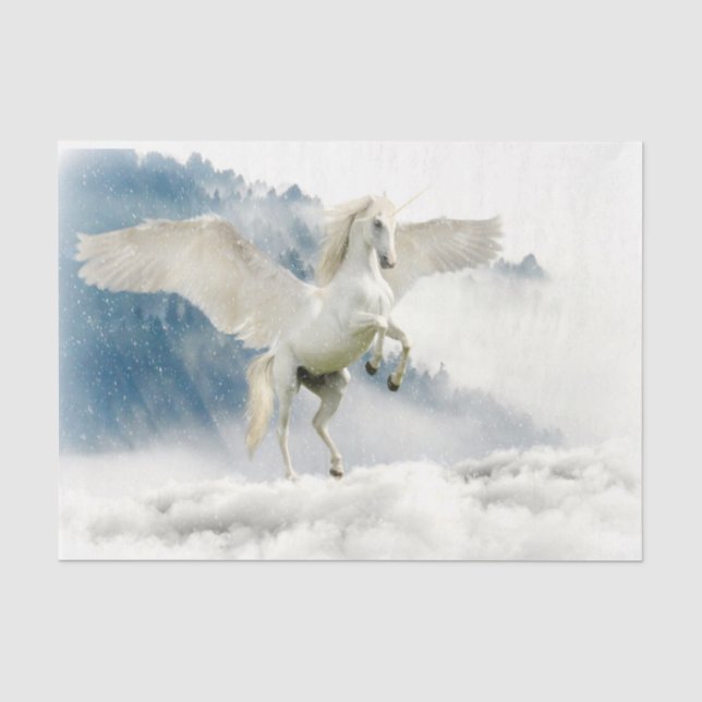 Einhorn-Dekoupage-Tissue-Papier Seidenpapier (Vorderseite)