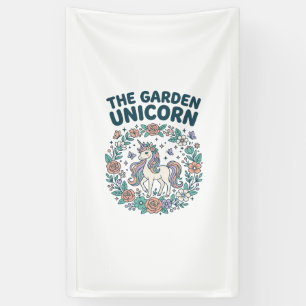 Einhorn Der Garten Einhorn Trendy T-Shirt Design_1 Banner