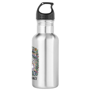 Einhorn Der Garten Einhorn Werbevektor Design Edelstahlflasche